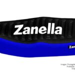 Funda Asiento Zanella Due 110 Luxury Series Fmx Covers - Negro/Azul/Blanco