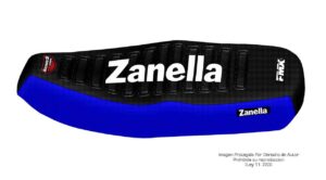 Funda Asiento Zanella Due 110 Luxury Series Fmx Covers - Negro/Azul/Blanco