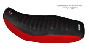Funda Asiento Motomel Skua 150 - 200 - 250 HF Fmx Covers - Negro/Rojo