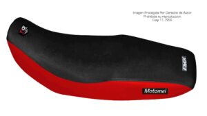 Funda Asiento Motomel Skua 150 - 200 - 250 Total Grip Fmx Covers - Negro/Rojo