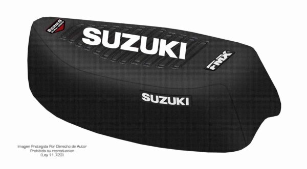 Funda Asiento Suzuki Fa 50 Series Fmx Covers - Negro/Negro/Blanco