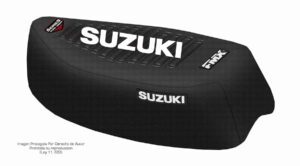 Funda Asiento Suzuki Fa 50 Series Fmx Covers - Negro/Negro/Blanco