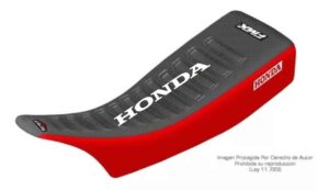 Funda Asiento Honda XL 600 R - 1985 Series Fmx Covers - Negro/Rojo/Blanco