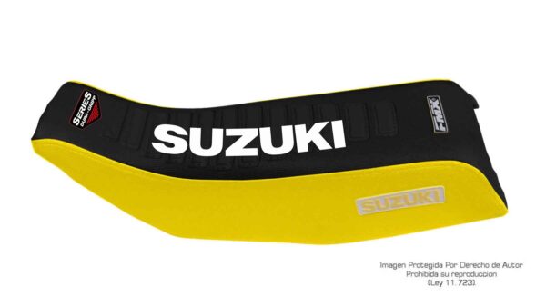 Funda Asiento Suzuki Rm 80 Series Fmx Covers - Negro/Amarillo/Azul