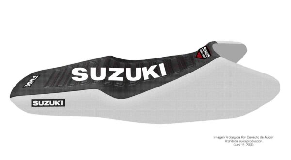 Funda Asiento Suzuki Gs 500 - 04/09 Series Fmx Covers - Negro/Blanco/Blanco