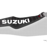 Funda Asiento Suzuki Gs 500 - 04/09 Series Fmx Covers - Negro/Blanco/Blanco