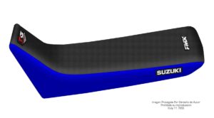 Funda Asiento Suzuki Dr 650R - S 92/93 - 650R - S - Re 94 - 650S - Re 95 Total Grip Fmx Covers - Negro/Azul