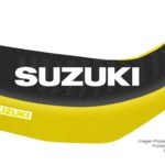 Funda Asiento Suzuki Ds 80 Series Fmx Covers - Negro/Amarillo/Blanco