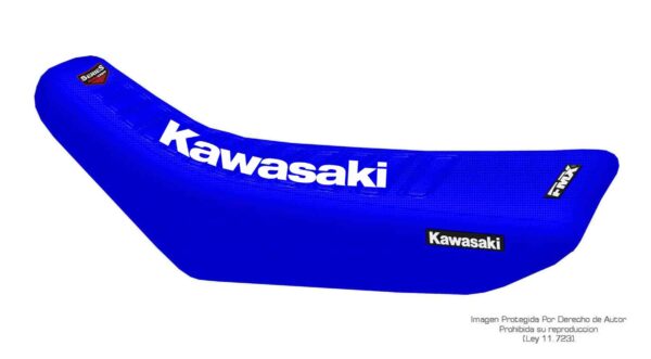 Funda Asiento Kawasaki Kx 250 - 91 Series Fmx Covers - Azul/Azul/Blanco