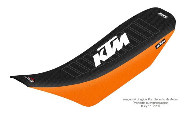 Funda Asiento Ktm 2007/2011 Series Fmx Covers - Negro/Naranja/Blanco