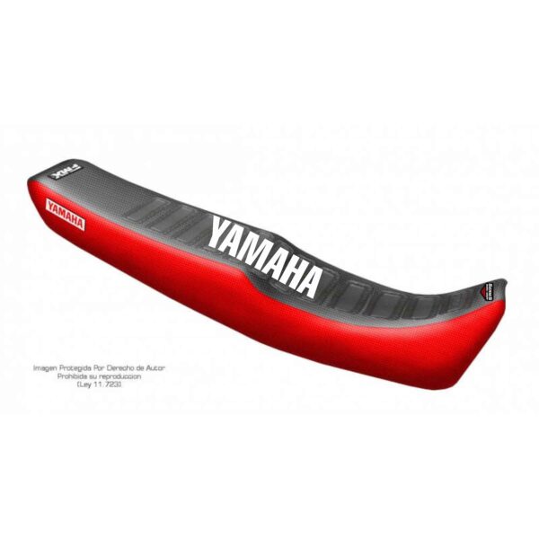 2 Funda Asiento Yamaha Vrr 150 Series Fmx Covers - Negro/Rojo/Blanco