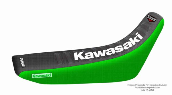 Funda Asiento Kawasaki Klx 250 S - 09/20 Series Fmx Covers - Negro/Verde/Blanco