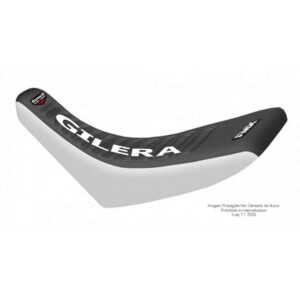 Funda Asiento Gilera Smx 400 Enduro Series Fmx Covers - Negro/Blanco/Blanco