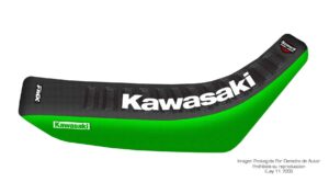 Funda Asiento Kawasaki Klx 250 - Klx 300 Series Fmx Covers - Negro/Verde/Blanco