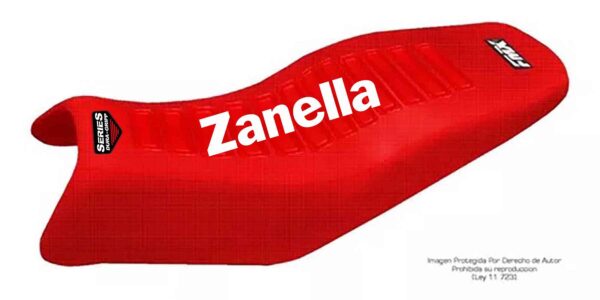 Funda Asiento Zanella Keeway 150 Series Fmx Covers - Rojo/Rojo/Blanco