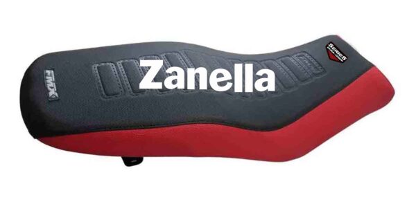 3 Funda Asiento Zanella Keeway RKV 200 Series Fmx Covers - Negro/Rojo/Blanco