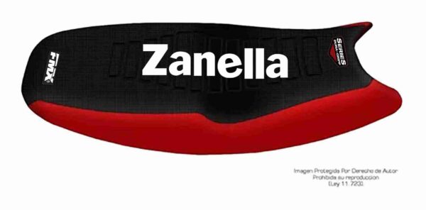 Funda Asiento Zanella RX 150 Series Fmx Covers - Negro/Rojo/Blanco