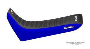 Funda Asiento Suzuki DR 650 S - 1992 Hf Fmx Covers - Negro/Azul