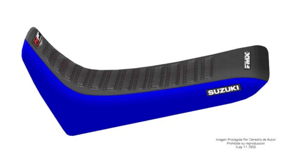 NA Funda Asiento Suzuki DR 650 S - 1992 Hf Fmx Covers - Negro/Azul