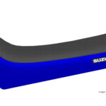 Funda Asiento Suzuki DR 650 S - 1992 Total Grip Fmx Covers - Negro/Azul