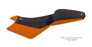 Funda Asiento Ktm Duke 200/390 Total Grip Fmx Covers - Negro/Naranja