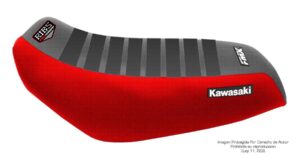 Funda Asiento Kawasaki Brute Force 300 - 13/20 Rib Fmx Covers - Negro/Rojo/Negro