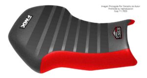 Funda Asiento Suzuki King Quad 450-700-750 05/19 Rib Fmx Covers - Negro/Rojo/Negro