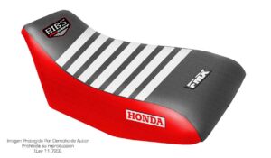 Funda Asiento Honda Trx 200 Type Rib Fmx Covers - Negro/Rojo/Blanco