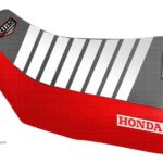 Funda Asiento Honda Trx 420 - 15/20 Rib Fmx Covers - Negro/Rojo/Blanco