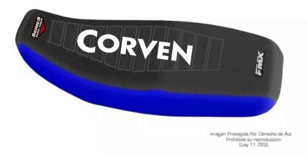Funda Asiento Corven Triax 150 Series Fmx Covers - Negro/Azul/Blanco