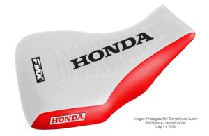 Funda Asiento Honda Trx 420 - 07/14 Ultra Grip Series Fmx Covers - Blanco/Rojo/Negro