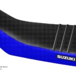 Funda Asiento Suzuki Lt 230 85/93 Plisada Fmx Covers - Negro/Azul