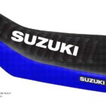 Funda Asiento Suzuki Lt 230 85/93 Series Fmx Covers - Negro/Azul/Blanco