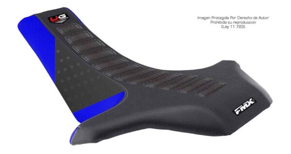 Funda Asiento Suzuki Lt 500 87/90 Ultra Grip Fmx Covers - Negro/Azul