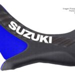 Funda Asiento Suzuki Lt 500 87/90 Ultra Grip Series Fmx Covers - Negro/Azul/Blanco