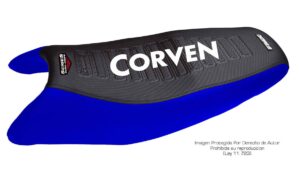 Funda Asiento Corven Hunter 150 Series Fmx Covers - Negro/Azul/Blanco