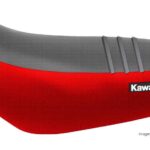 Funda Asiento Kawasaki Brute Force 300 - 13/20 Plisada Fmx Covers - Negro/Rojo
