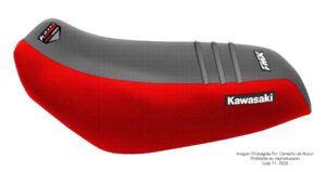 Funda Asiento Kawasaki Brute Force 300 - 13/20 Plisada Fmx Covers - Negro/Rojo