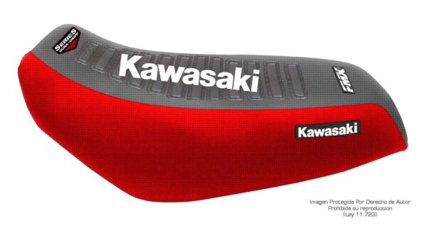 Funda Asiento Kawasaki Brute Force 300 - 13/20 Series Fmx Covers - Negro/Rojo/Blanco