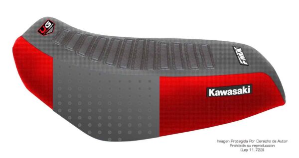 Funda Asiento Kawasaki Brute Force 300 - 13/20 Ultra Grip Fmx Covers - Negro/Rojo