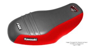 Funda Asiento Kawasaki Brute Force 750 - 05/20 Plisada Fmx Covers - Negro/Rojo