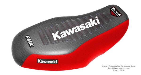 Funda Asiento Kawasaki Brute Force 750 - 05/20 Series Fmx Covers - Negro/Rojo/Blanco