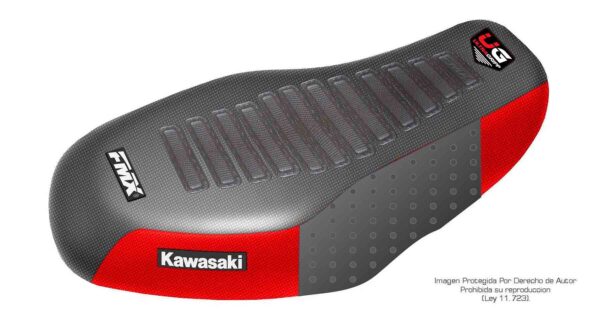 Funda Asiento Kawasaki Brute Force 750 - 05/20 Ultra Grip Fmx Covers - Negro/Rojo