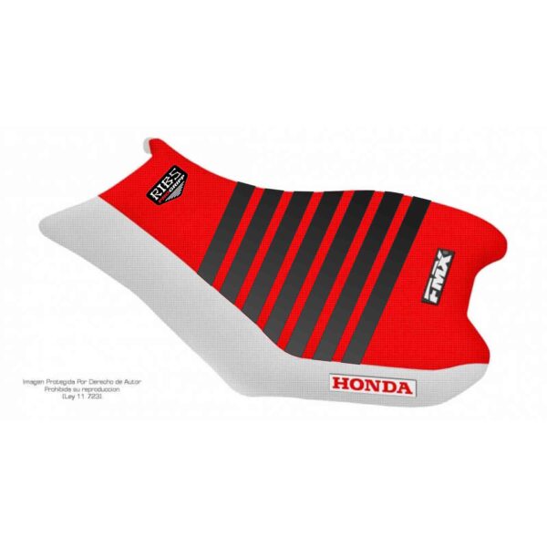 Funda Asiento Honda Rincon 680 Rib Fmx Covers - Rojo/Blanco/Negro