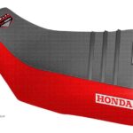 Funda Asiento Honda Trx 420 - 15/20 Plisada Fmx Covers - Negro/Rojo