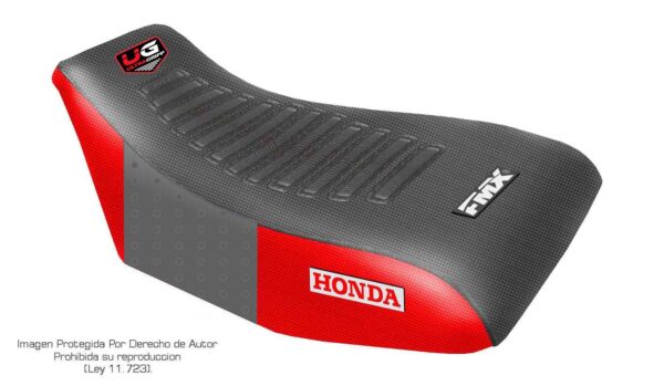 Funda Asiento Honda Trx 200 Type Ultra Grip Fmx Covers - Negro/Rojo