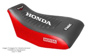 Funda Asiento Honda Trx 200 Type Series Fmx Covers - Negro/Rojo/Blanco