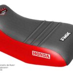 Funda Asiento Honda Trx 200 Type Plisadas Fmx Covers - Negro/Rojo