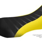 Funda Asiento Suzuki Ltz 250 Rib Fmx Covers - Negro/Amarillo/Negro