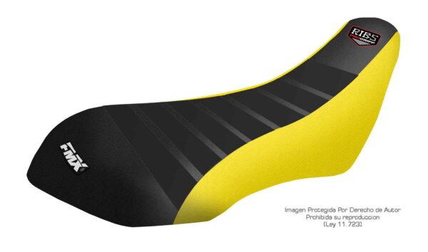 Funda Asiento Suzuki Ltz 250 Rib Fmx Covers - Negro/Amarillo/Negro